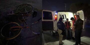 Ciclista lesionado tras ser atropellado en Matamoros