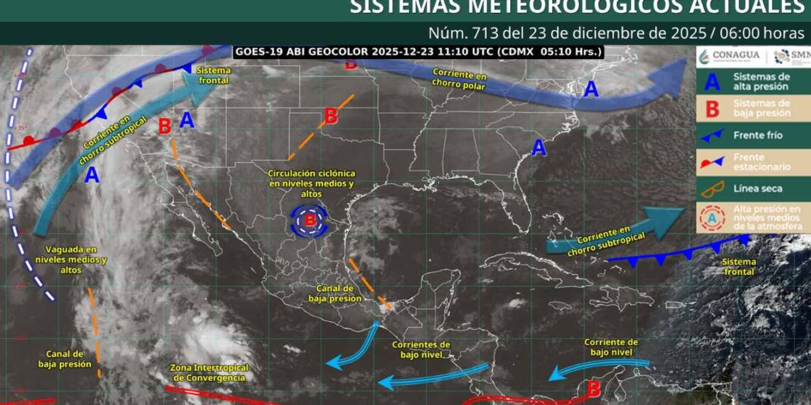 Clima de hoy en México