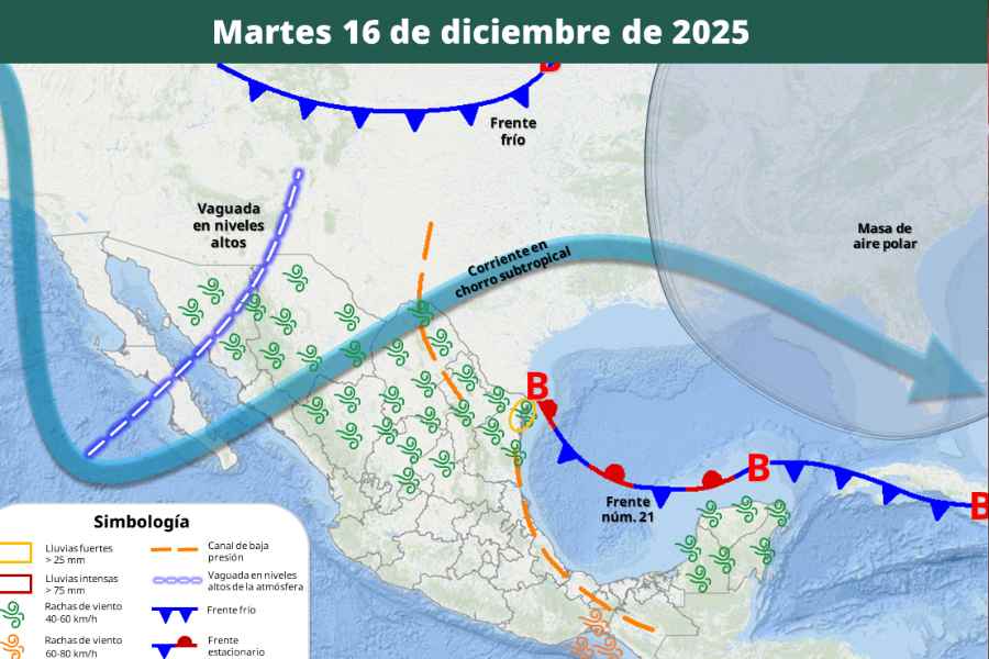 Clima en México mañana martes (1)