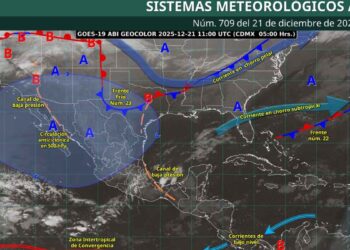 Clima hoy domingo en México
