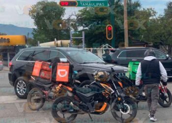 choque motociclista bulevar Tamaulipas