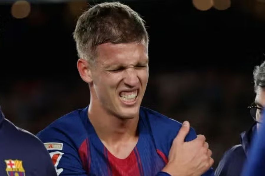 Dani Olmo sufre nueva lesión y queda fuera del Barcelona hasta 2026
