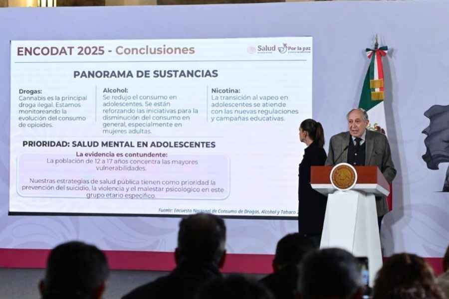David Kershenobich presentó los resultados de la Encuesta Nacional de Consumo de Drogas, Alcohol y Tabaco 2025
