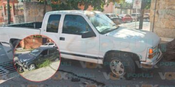 Descuido al volante en el centro de Victoria