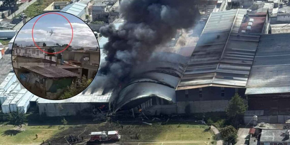 Difunden audio del piloto de avioneta que se desplomó cerca del aeropuerto de Toluca, EDOMEX