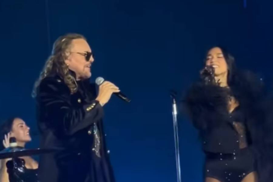 Dua Lipa sorprende en CDMX al cantar con Fher de Maná