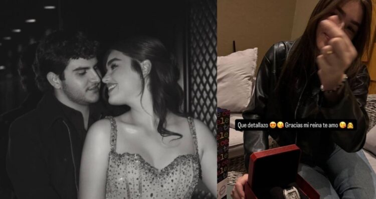 Emily Cinnamon sorprende a Jaziel Avilez con un lujoso reloj