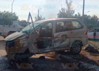 Empleado de seguridad en Madero accidente