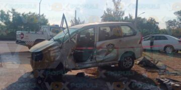 Empleado de seguridad en Madero accidente