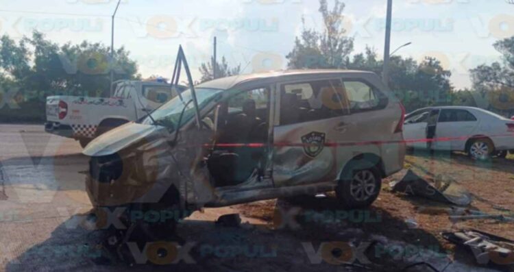 Empleado de seguridad en Madero accidente