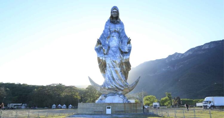 Entrega Américo este viernes la monumental escultura de la Virgen de la Misericordia