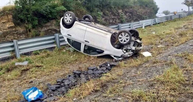 Carretera Nacional Allende volcado