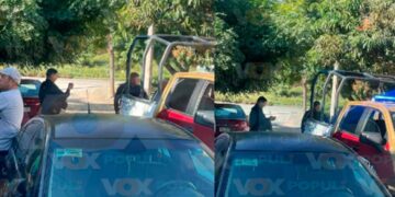 Familia atrapa a ladrón en Victoria