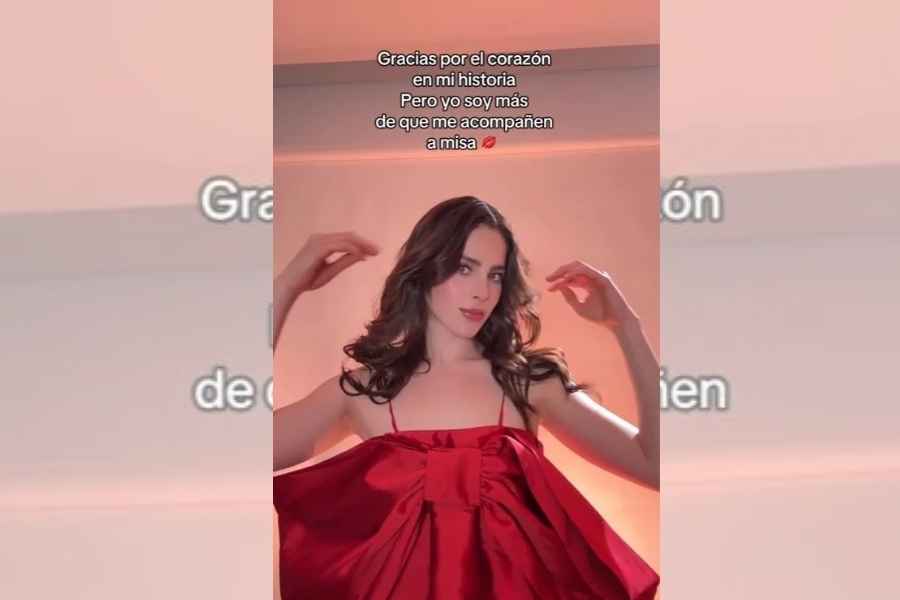 Fátima Bosch sorprende con invitación a misa para sus seguidores