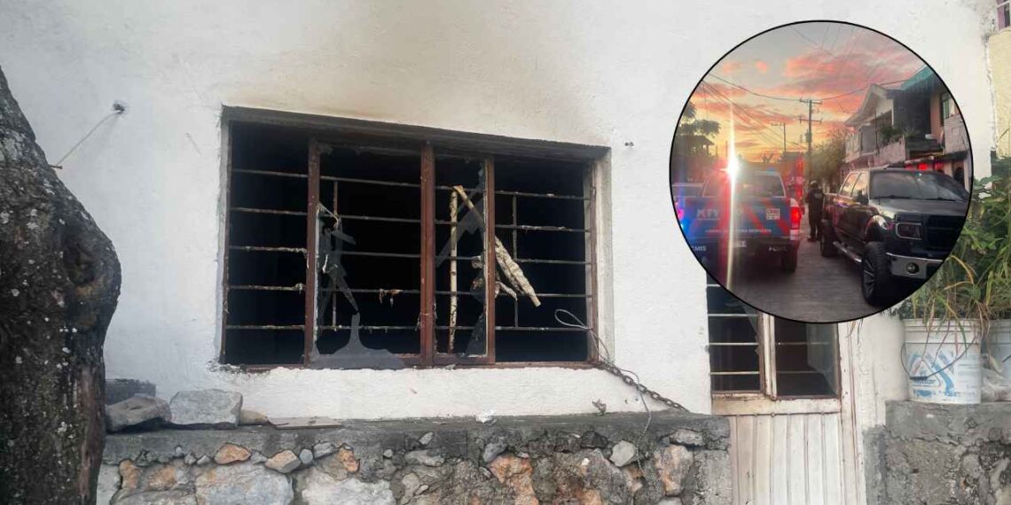 Flamazo en domicilio de Monterrey deja con graves lesiones a adulto mayor