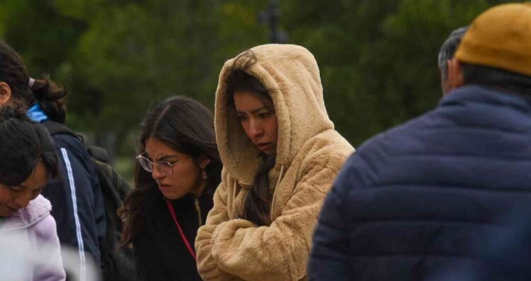 Frente frío traerá bajas temperaturas