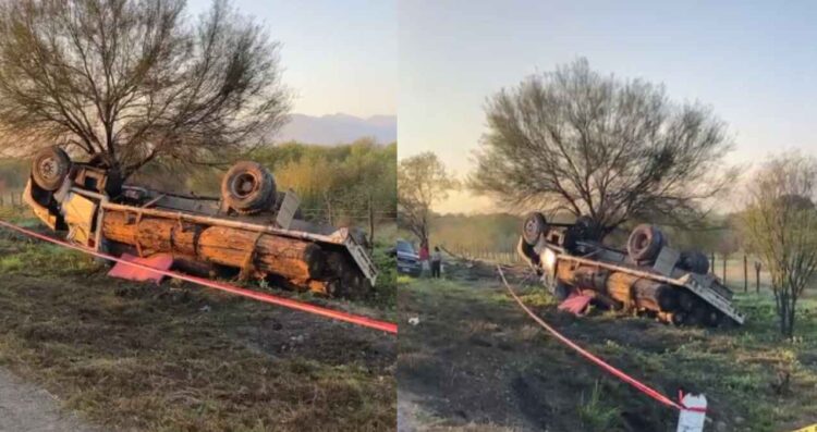 Fuerte accidente en la carretera interejidal