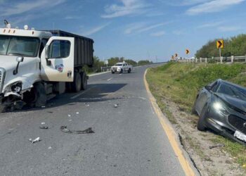 fuerte percance Carretera Nacional