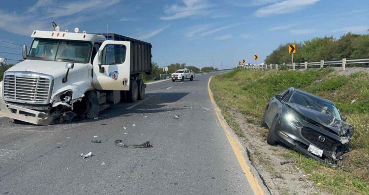 fuerte percance Carretera Nacional