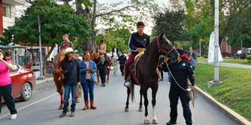 Guardia Estatal caminata por la inclusión