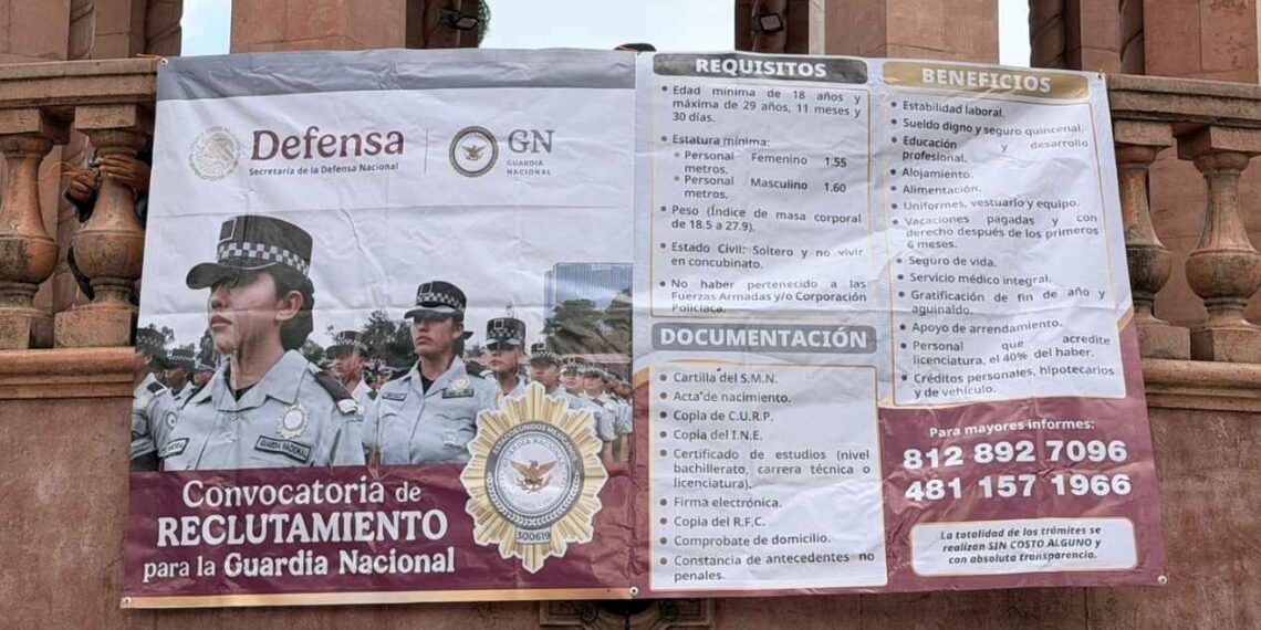 Guardia Nacional reclutamiento Tamaulipas
