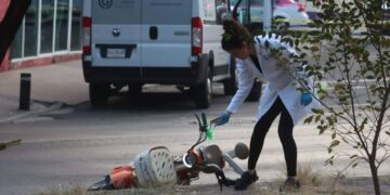Hombre asesinado en bicicleta CDMX