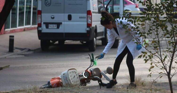 Hombre asesinado en bicicleta CDMX