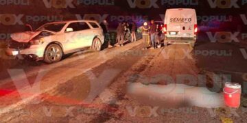 Hombre muere atropellado en carretera a San Fernando, en Reynosa