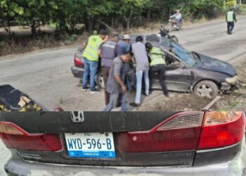 Hombre termina lesionado tras volcadura sobre carretera en Xicoténcatl, Tamaulipas