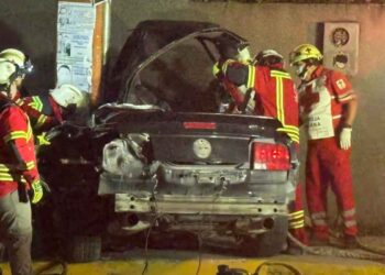 Tránsito San Pedro accidente Victoria