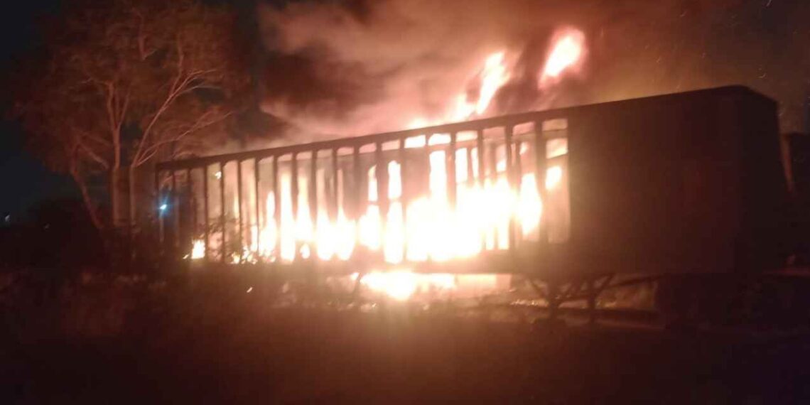 incendio pensión tráileres Escobedo