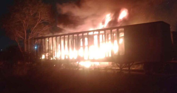 incendio pensión tráileres Escobedo
