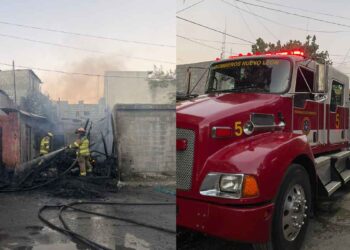 Incendio por cortocircuito en Apodaca