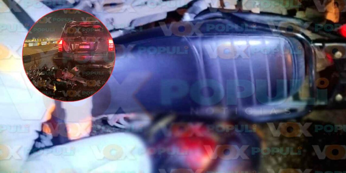 motociclista inconsciente puente La Morita