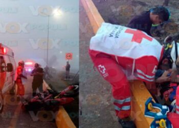 Joven se accidenta en Altamira