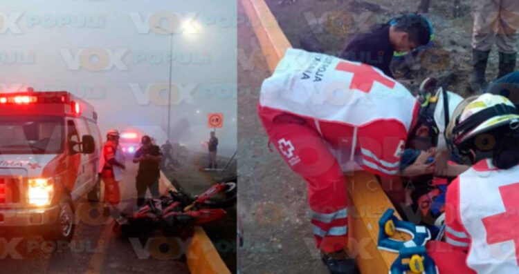 Joven se accidenta en Altamira