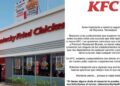 KFC aclara que establecimiento en Reynosa no pertenece a la marca