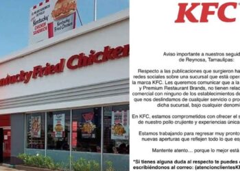 KFC aclara que establecimiento en Reynosa no pertenece a la marca