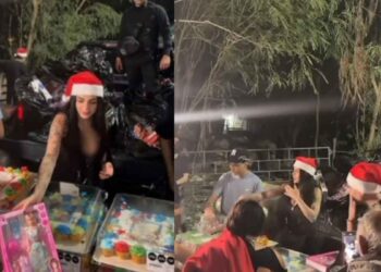Karely Ruiz realiza entrega de juguetes previo a la Navidad
