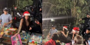 Karely Ruiz realiza entrega de juguetes previo a la Navidad