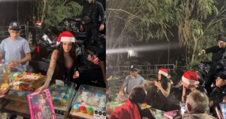 Karely Ruiz realiza entrega de juguetes previo a la Navidad