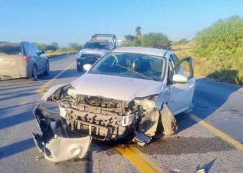 Lesionados tras choque en San Fernando