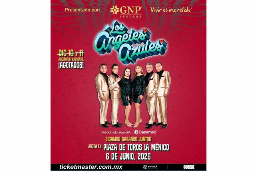 Los Ángeles Azules concierto 2026