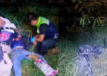 Menor motociclista lesionado en Altamir