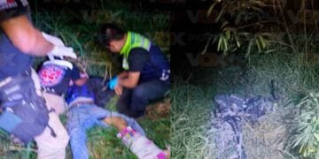 Menor motociclista lesionado en Altamir