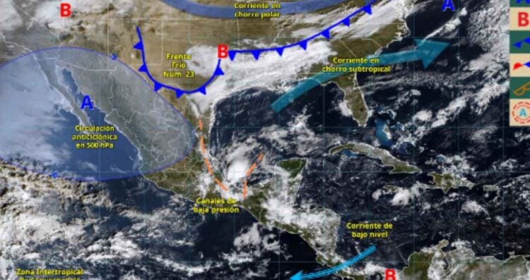 México hará mucho frío hoy lunes