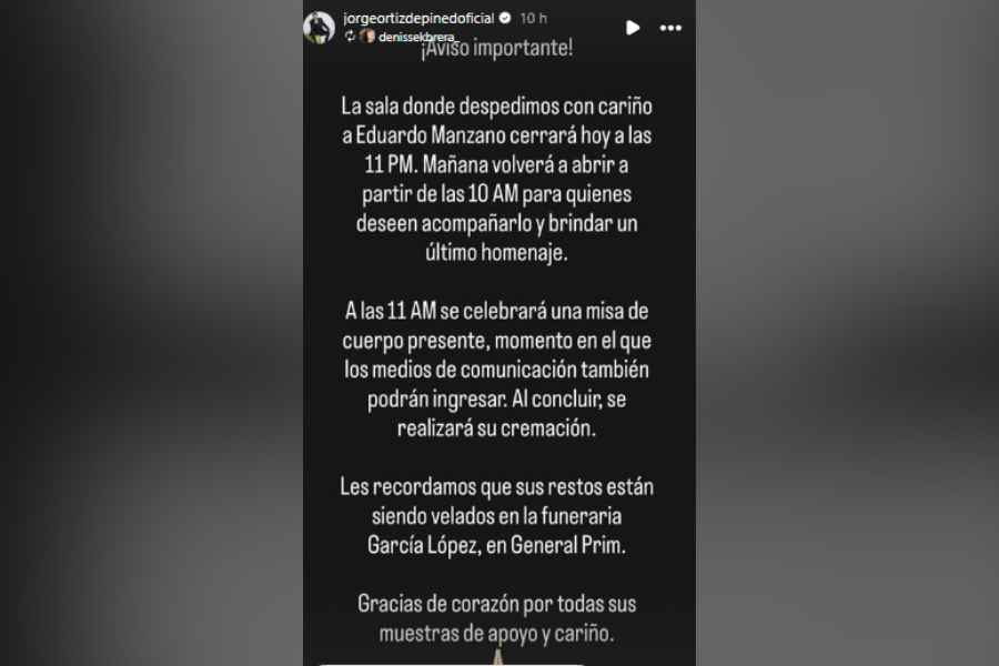 Misa a Eduardo Manzano