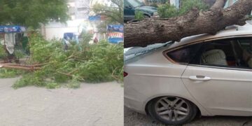 Momento exacto del ingreso del frente frío en Tamaulipas
