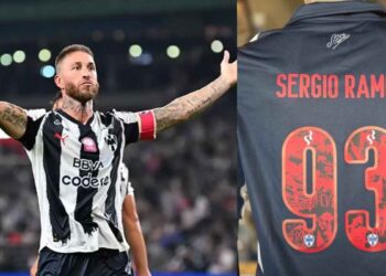 Monterrey despide a Sergio Ramos con jersey conmemorativo