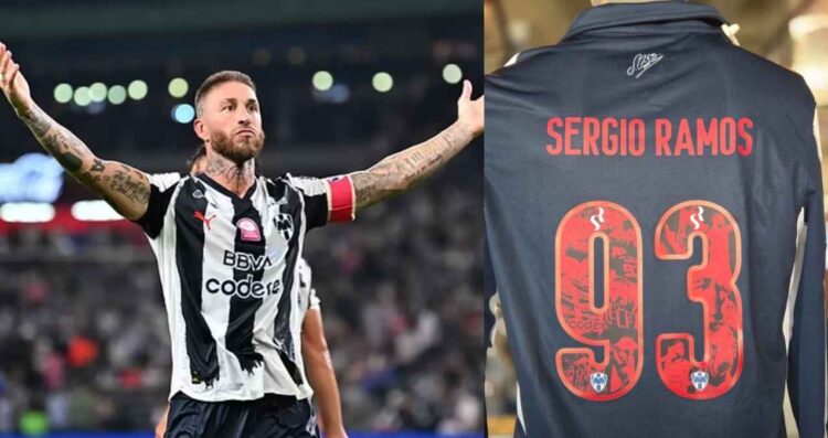 Monterrey despide a Sergio Ramos con jersey conmemorativo